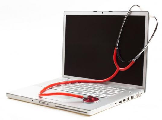 Диагностика ноутбука для выявления неисправности.