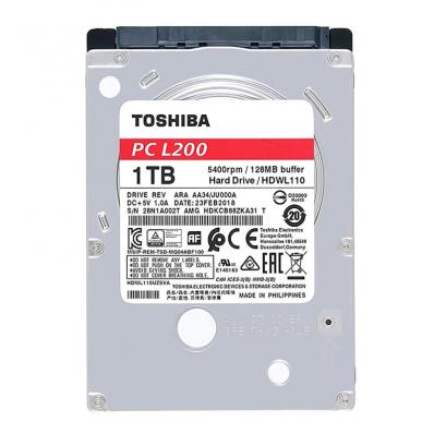 2.5" Жесткий диск Toshiba L200 1000 Gb (Новый, гарантия 1 год)
