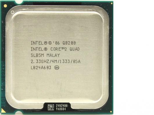 .775 Процессор INTEL Core 2 Quad Q8200 Yorkfield LGA775, 4ядра x 2333 МГц