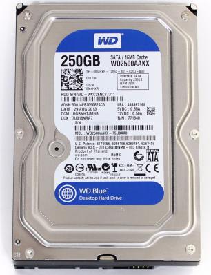 3.5" Жесткий диск 250Gb Gb (б/у) (гарантия)
