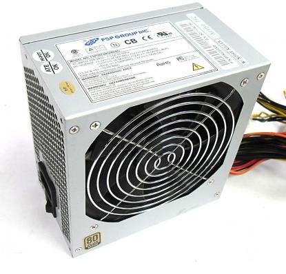 Блок питания  ATX FSP 600W 120mm кулер. 24+8+sata + 8 +6 pin на видеокарту 6pin+8pin (Б/У)