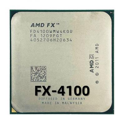 *AM3+  Процессор AMD FX AM3+ FD4100, 4 ядера 4 потока по 3600 МГц (FD4100WMW4KGU)